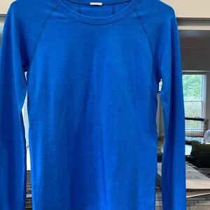 Cobalt Blue Long Sleeve Top